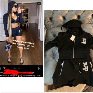 Shane Justin summer bling short set never worn